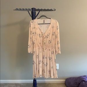 Flowery peasant dress Size: XL. NEVER WORN